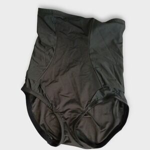 Womens Shapewear Sz 14-16 Waist‎ Hi Control Brief Black Intimate Shaper NWT Slim